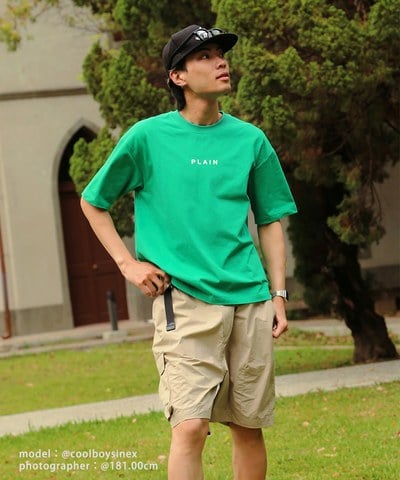 PLN0131 PLAIN多色logo短TEE